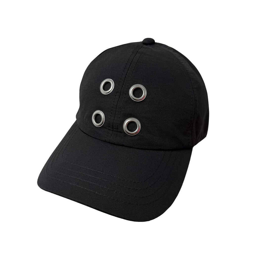 Hats for Men and Women, New Style, Dark Street Fashion, Sunshade, Unique Perforated Metal Buttonhole Baseball Cap