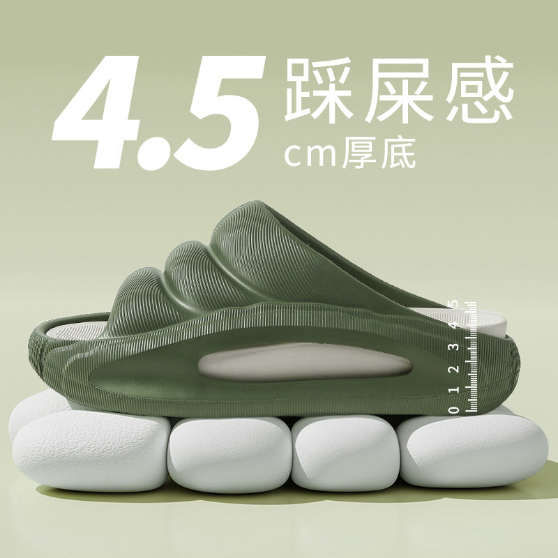 2025 new summer fashion outdoor men's wear increased thick bottom 5cm rock men's sandals wholesale