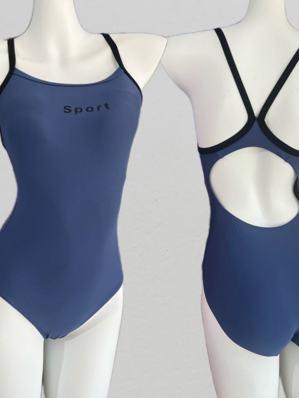 2025 New Swimsuit for Women, High-End Racing One-Piece Triangle Slimming Look Belly-Covering Swimsuit for Swimming Pools, Original