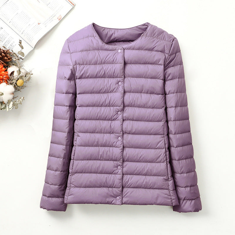 Winter 2024 New Warm Duck Down Liner Women's Lightweight Interior Fashion Casual All-match Down Jacket