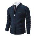 Cross-border Men's Winter Men's Sweater Sweater Sweater Baseball Collar Slim-fit Fashionable fleece-lined Thickened Warm Jacket