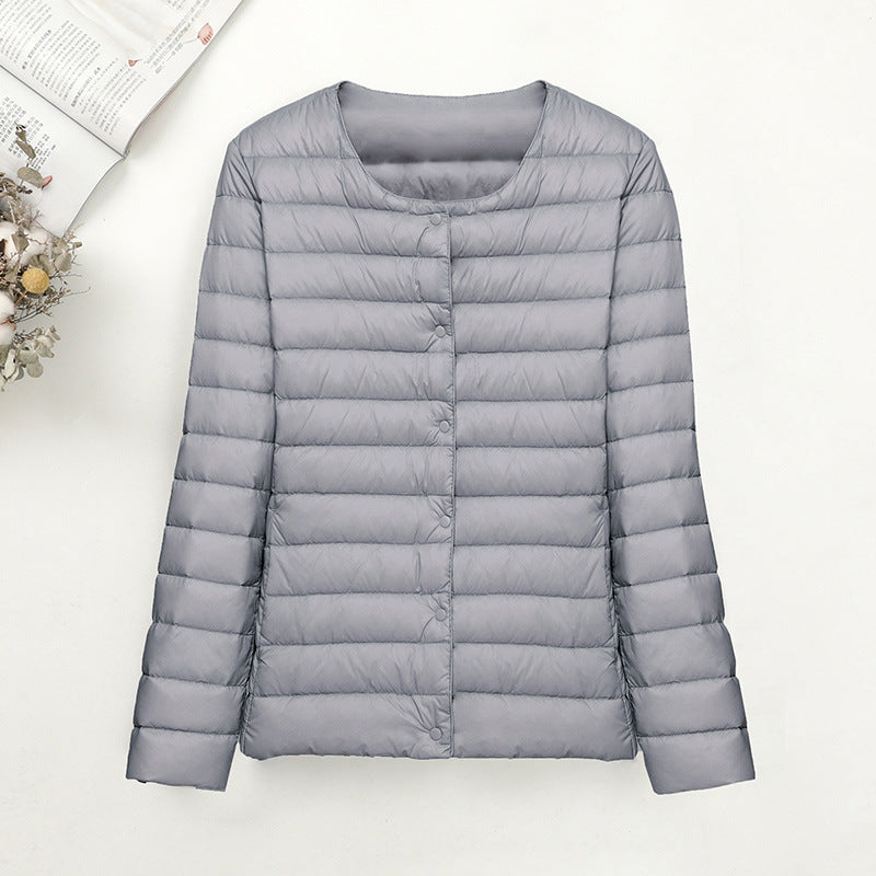 Winter 2024 New Warm Duck Down Liner Women's Lightweight Interior Fashion Casual All-match Down Jacket