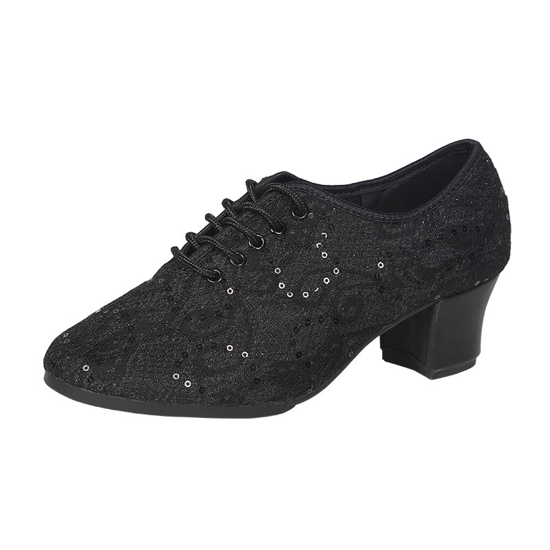 New latin dance square dance shoes low soft bottom dance shoes ladies modern dance shoes breathable performance dance shoes