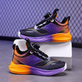 2025 New Style Rotary Buckle Boys' Sports Shoes Popular Lightweight Mesh Breathable Non-Slip Student Sports Shoes Trendy