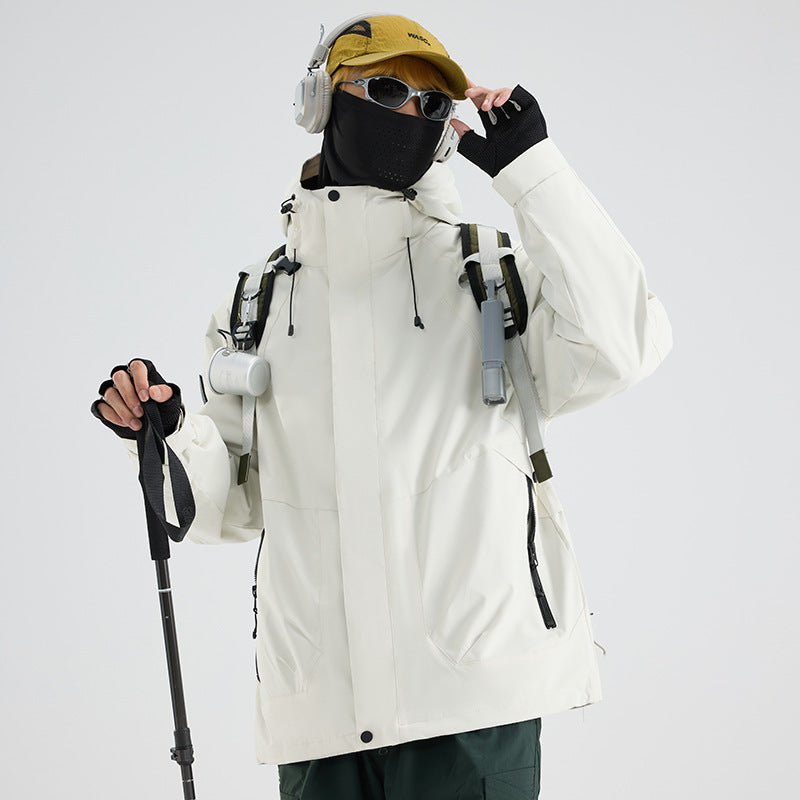 Printed Custom-Made Jackets, Outdoor Three-In-One Jackets for Men and Women, Travel Outdoor Three-Proof Printable High-Quality Jackets