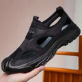 Men's Shoes Summer New Men's Sandals Hollow Mesh Comfortable Casual Shoes Soft Sole Slip-On Beach Shoes Wholesale