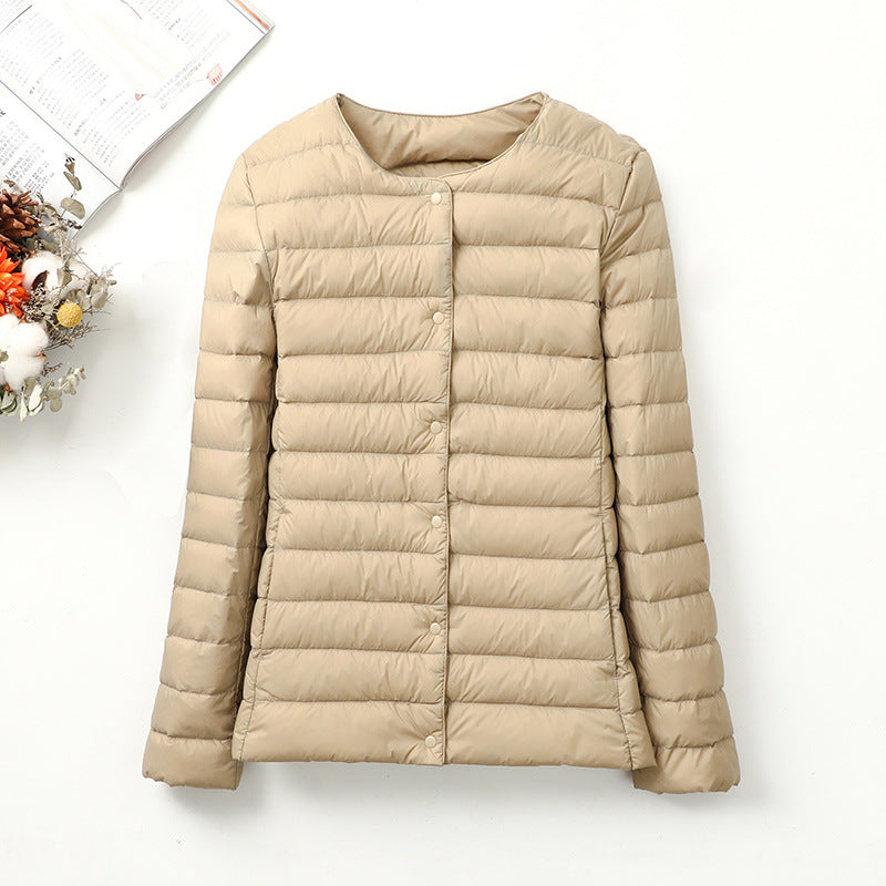 Winter 2024 New Warm Duck Down Liner Women's Lightweight Interior Fashion Casual All-match Down Jacket
