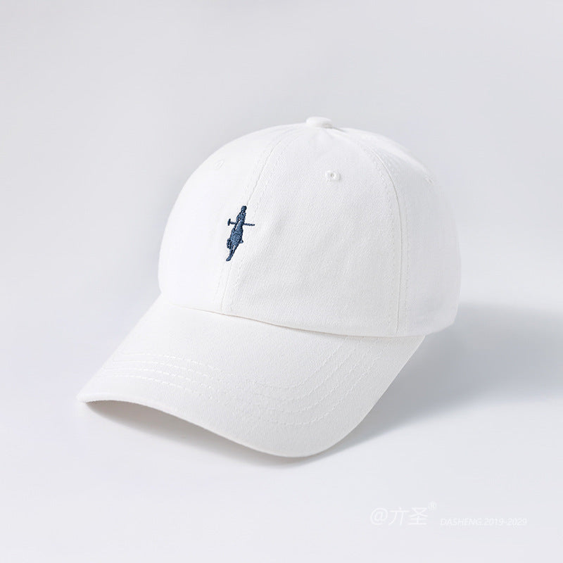 2025 New Hats for Men and Women in Spring and Summer Curved Brim Soft Top Peaked Caps Trendy Running Special Versatile Sunshade Breathable