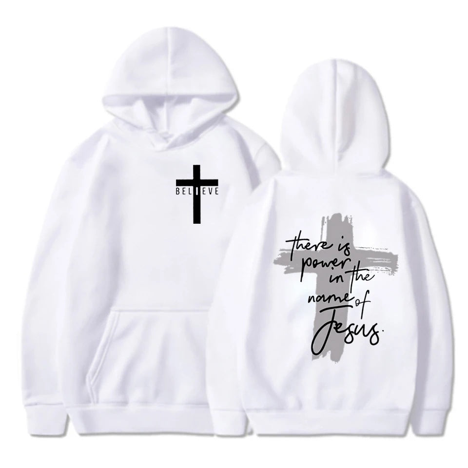 Women/Men Christian Faith Essential Hoodies There Is Power I