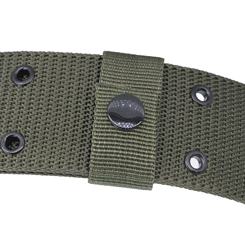 5.5cm Men's Nylon Training Belt Canvas Woven Tactical Waist Cover Multi-functional American-style s Outer Belt Men's Belt