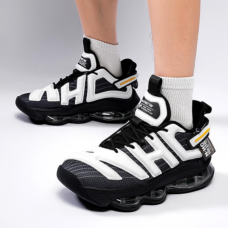 Basketball Shoes Full-Length Air Cushion Trendy Sports Shoes Shoes Spring Breathable Sports Shoes Men's Height-Increasing Youth Shoes
