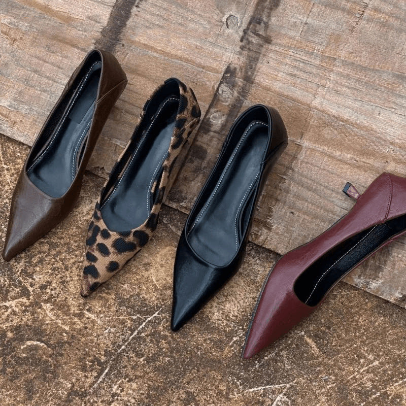 In Stock, One-Piece Dropshipping Available~ Pointed-Toe, Elegant Stiletto High Heels for Women, Stylish and High-End, Comfortable and Non-Tiring, Soft-Soled Single Shoes for Women