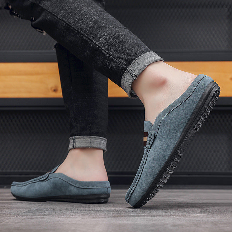 Loafers Men's Lightweight Men's Beanie Shoes Men's Shoes Summer Slip-On Slippers Soft Sole Lazy Cross-Border Hot Style Dropshipping