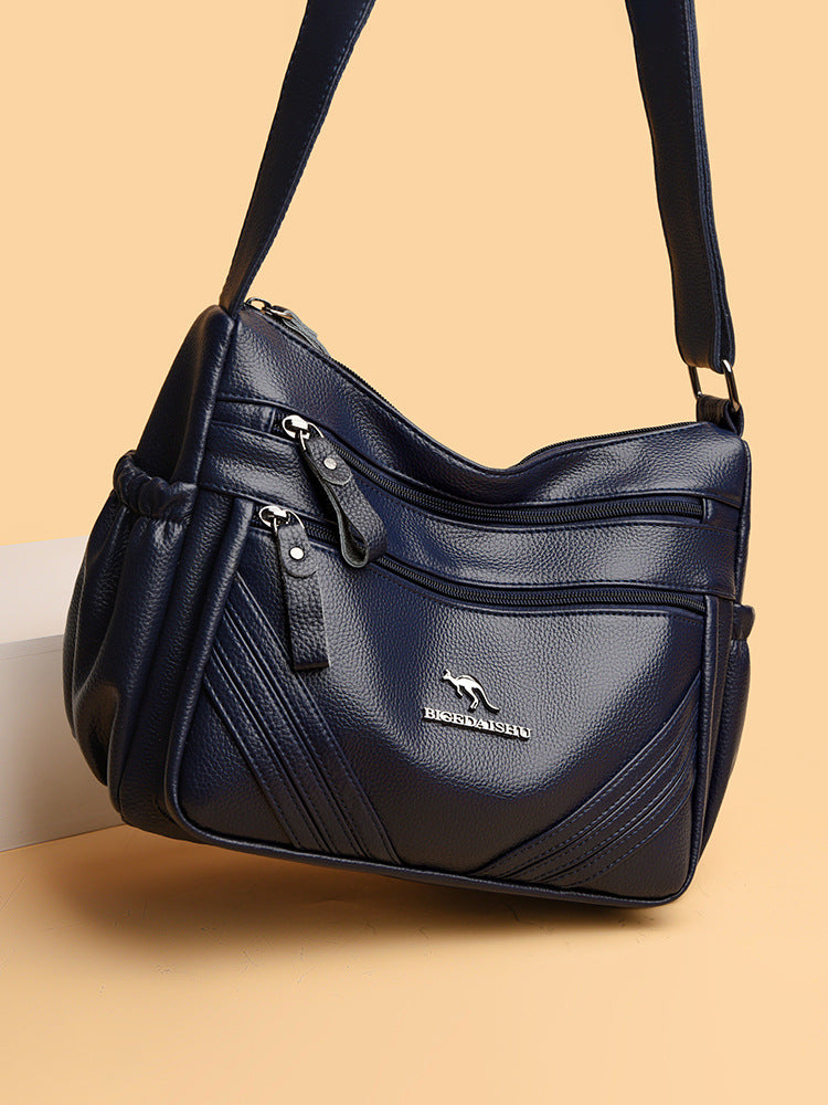 Women's Bag, Large Capacity Women's Bag, Middle-Aged Mother's Bag, 2026 New Model, Multi-Layer Versatile Shoulder Crossbody Bag, Dropshipping