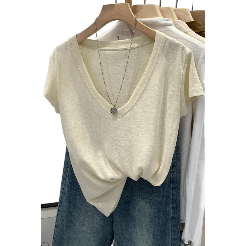Loose Short Sleeve T-Shirt for Women, Summer 2025 New Fashion, High-Quality, Beautiful and Stylish