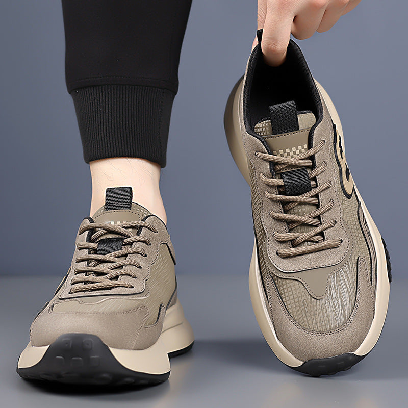 Men's Sneakers Summer New Style Men's Running Shoes Versatile Breathable Dad-Style Trendy Non-Slip Casual Shoes Wholesale