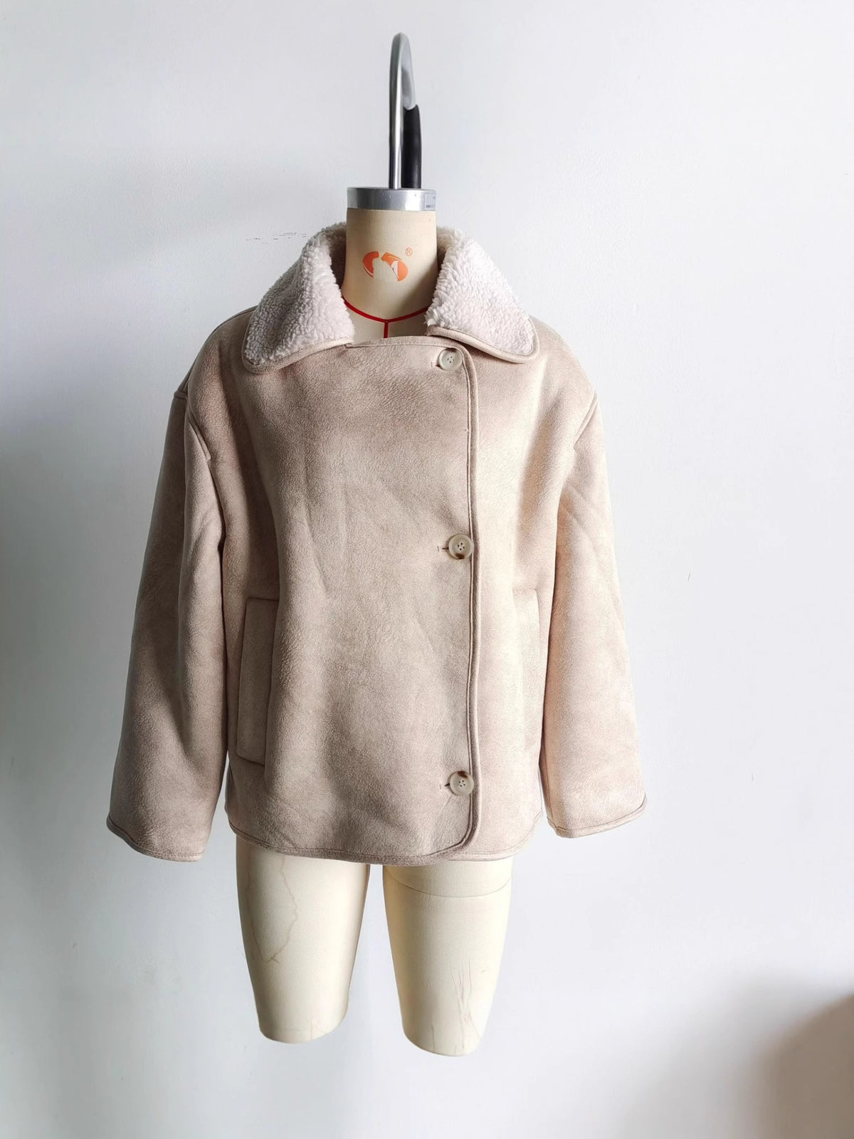 Za Cross-Border Women's Clothing Wholesale European and American Style Fashionable Versatile Suede Thickeneded Warm Jacket Autumn and Winter New Jacket Top