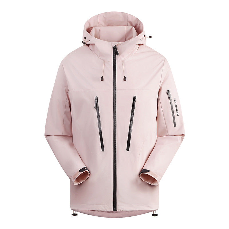 Niaojia Outdoor Jacket, Year of the Dragon Limited Waterproof and Windproof Men's and Women's Trendyy Jacket with Heat-Sealed Rubber