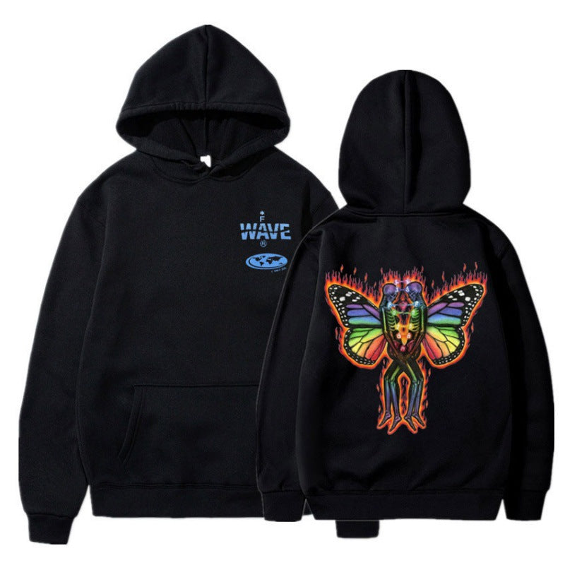 [Cross-border European Code] Skeleton Thermal Imaging Graphic Print Hoodie