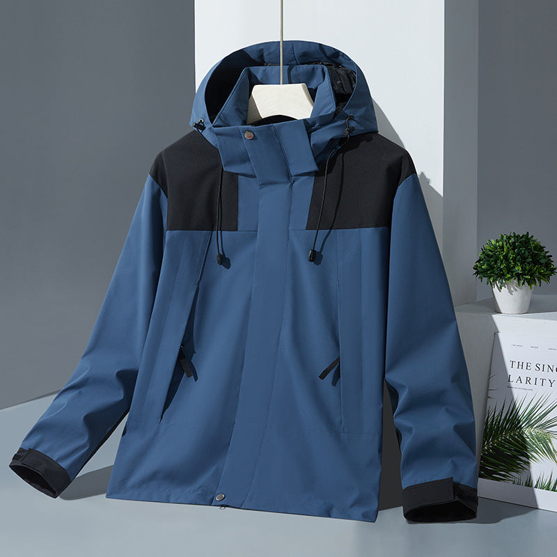 Jacket men's spring and autumn jacket men's and women's outdoor leisure sports windproof waterproof couple windbreaker Mountaineering