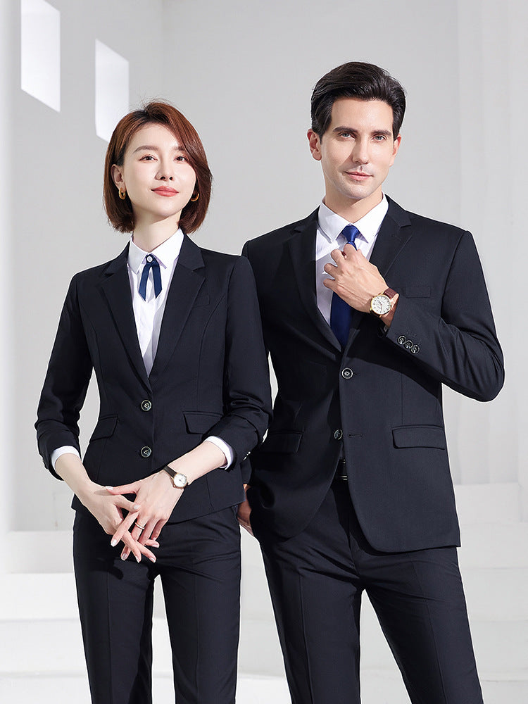Men's Suit suit Men's Business Professional Dress Salesman Work Clothes Casual Suit Pants Men's and Women's