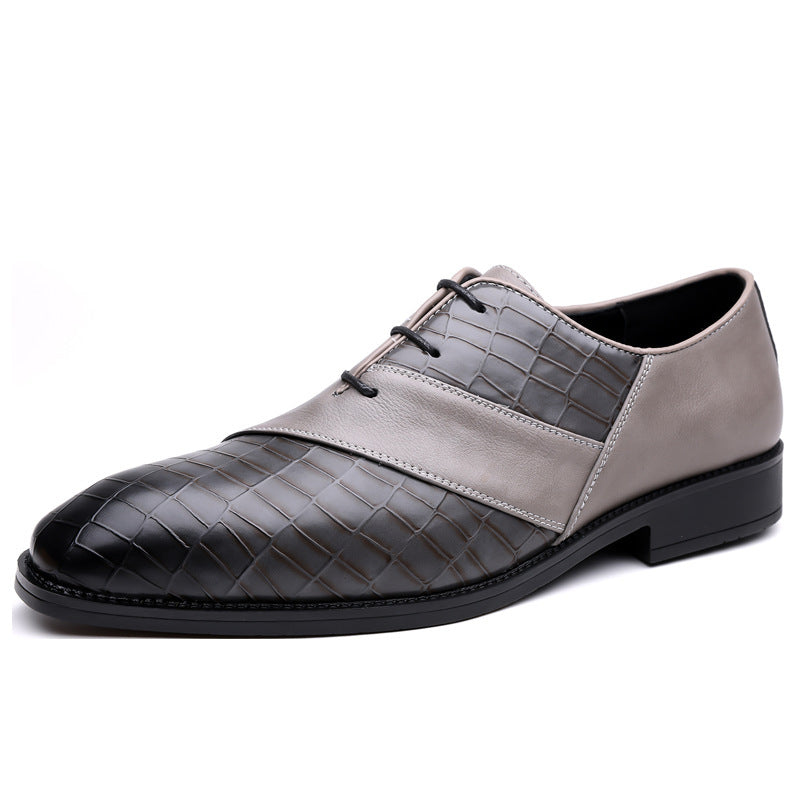 British Men's Business Formal Casual Leather Shoes Pointed Toe European and American Trendy Shoes for Men