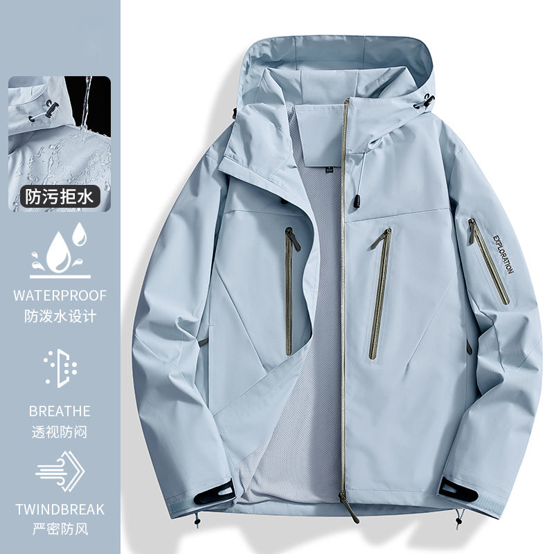Woodpecker Jacket Girls New Autumn Three-In-One Outdoor Waterproof Small and Beautiful Sports Windproof Jacket