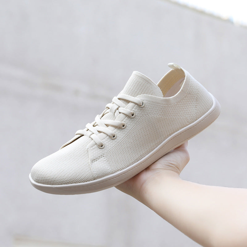 Cross-Border Large Size Men's Casual Breathable Barefoot Wide-Toe Shoes for Couples Outdoor Cycling and Running Lightweight Sports Shoes Wholesale