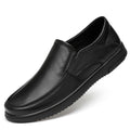 Men's First-Layer Leather Shoes, Business Formal Wear, Men's Middle-Aged Soft-Soled Cowhide Dad Shoes, Summer Breathable Lace-Up Genuine Leather Men's Shoes