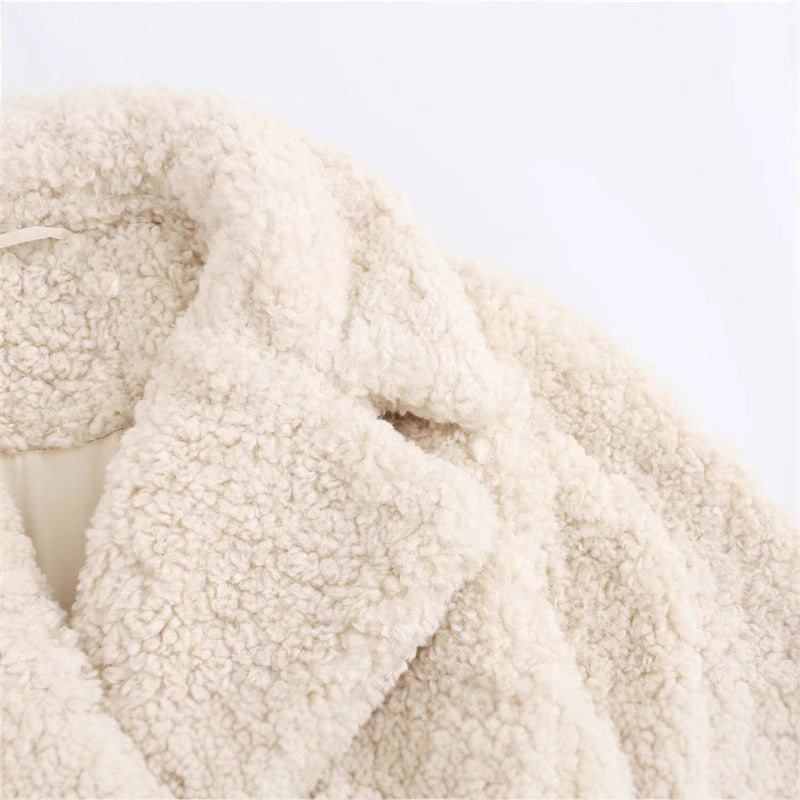 SAW AliExpress Independent Station Jacket Coat Women's Fashion Temperament Faux Fur Effect Short 4391855