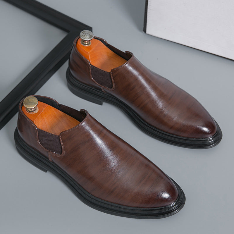 Men's shoes cross-border plus size new loafers fashion men's business formal leather shoes trend set foot loafers wholesale