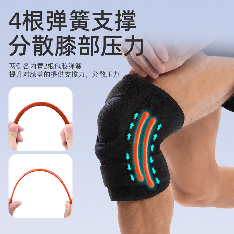 Cross-border sports anti-collision thickened knee pads basketball football riding meniscus protective sleeve knee joint professional protective equipment batch