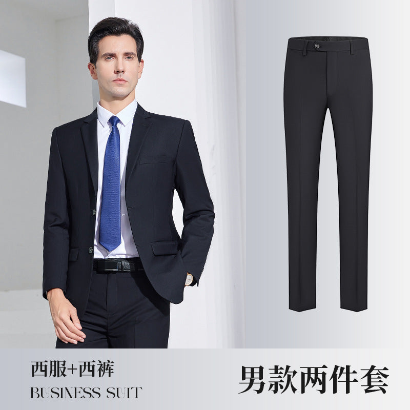 Men's Suit suit Men's Business Professional Dress Salesman Work Clothes Casual Suit Pants Men's and Women's