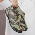2026 Cross-Border Fashion Short Waterproof Men's Rubber Shoes Camouflage Army Green Rain Boots Outdoor Mountain Fishing Water Shoes Short Style
