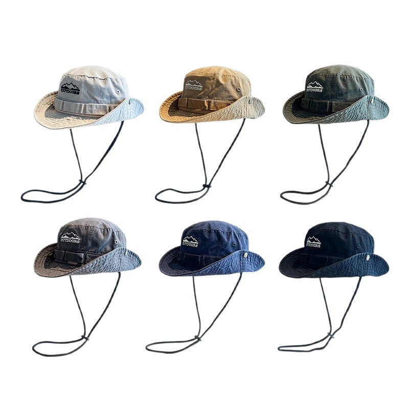 Camping and Hiking Hats for Men and Women with Small Head Circumference, Sun Hats for Summer, Face-Covering Sun Hats, Western Cowboy Hats with Large Brim