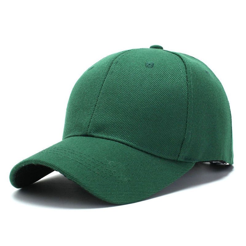 Fashion Trendy Hats for Men Korean Style Solid Color Baseball Cap Versatile Sun Protection Summer Women's Sun Hat Casual Baseball Cap Trendy
