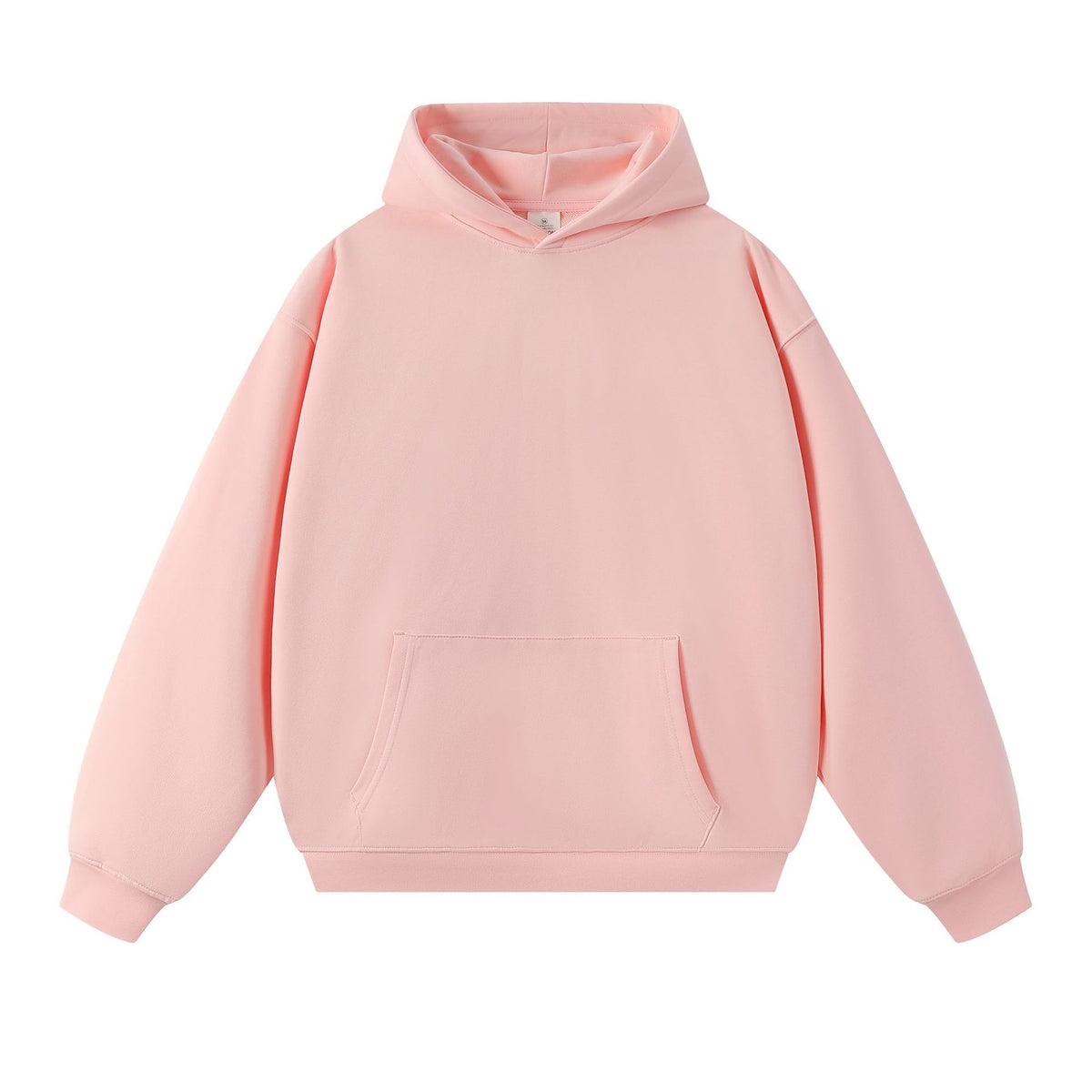New Style Couple's Loose-Fitting Round-Neck Hooded Sweatshirt, Long-Sleeved Sweatshirt, Heavyweight Pure Cotton 400g Hoodie with Printed Logo