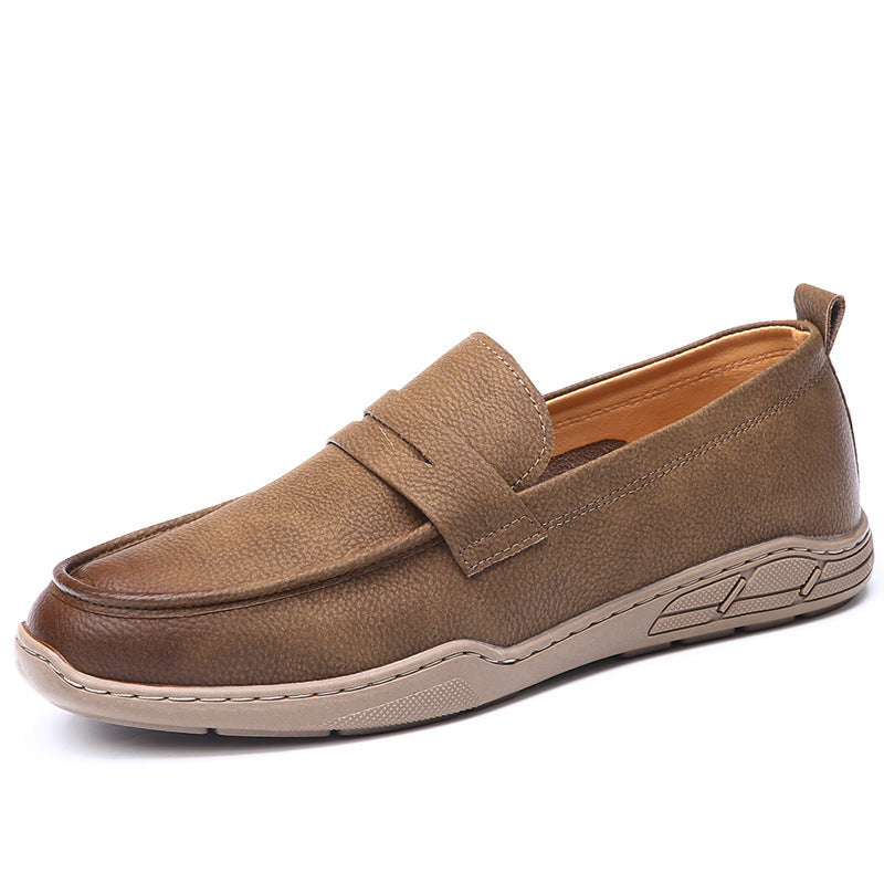 2025 Spring New Commuter Loafers Retro Old Money Style Slip-On Breathable Casual Loafers for Men Trendy