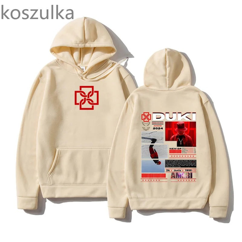 Duki Ameri World Tour 2025 Hoodie Unisex Fans Print Sweatshirt