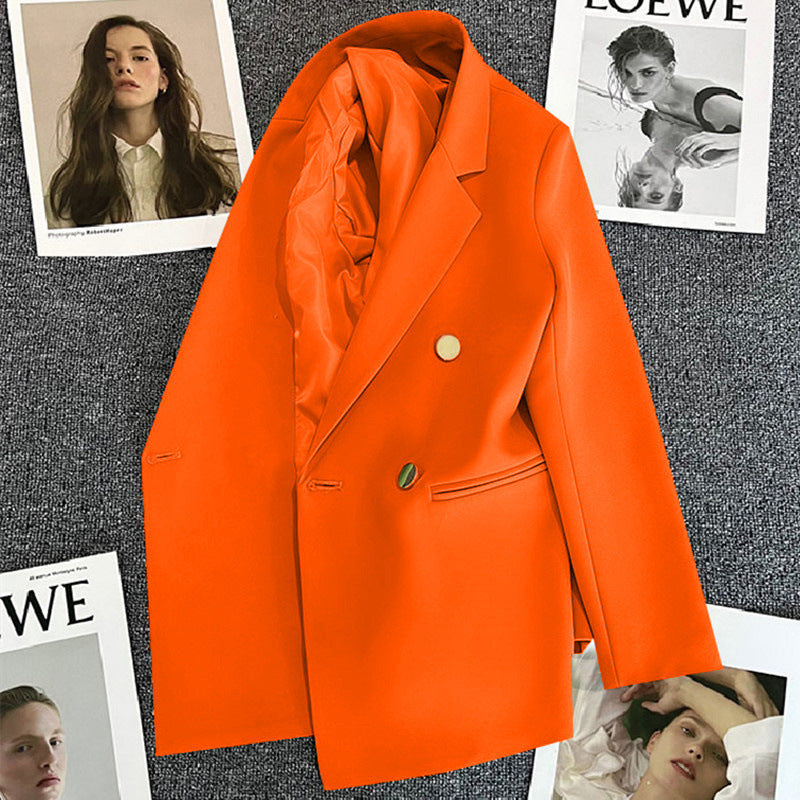 Green Small Blazer for Women 2025 Spring New Style Slimming Internet Celebrity Street Top Trendy Women