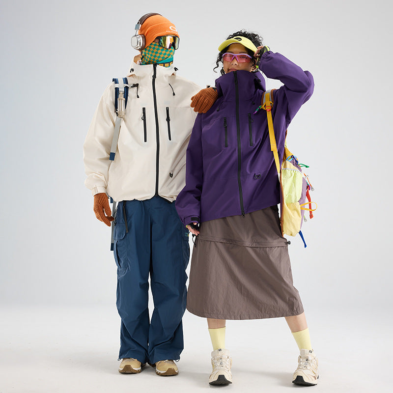 Couple's Outdoor Jackets, Youth Hooded Jackets, Men's Casual Jackets, Men's Single-Layer Windproof Jackets