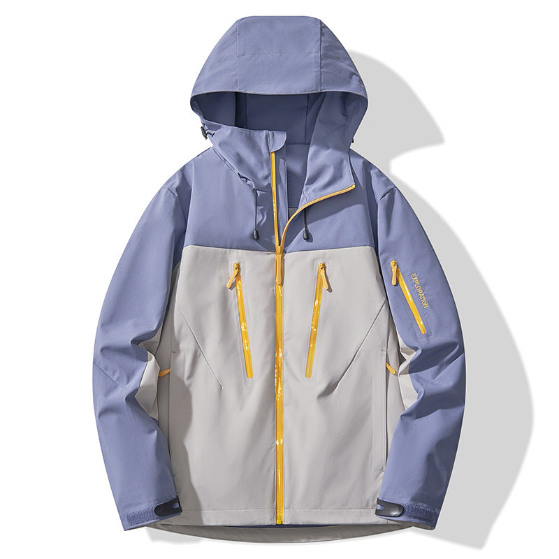 Niaojia Outdoor Jacket, Year of the Dragon Limited Waterproof and Windproof Men's and Women's Trendyy Jacket with Heat-Sealed Rubber