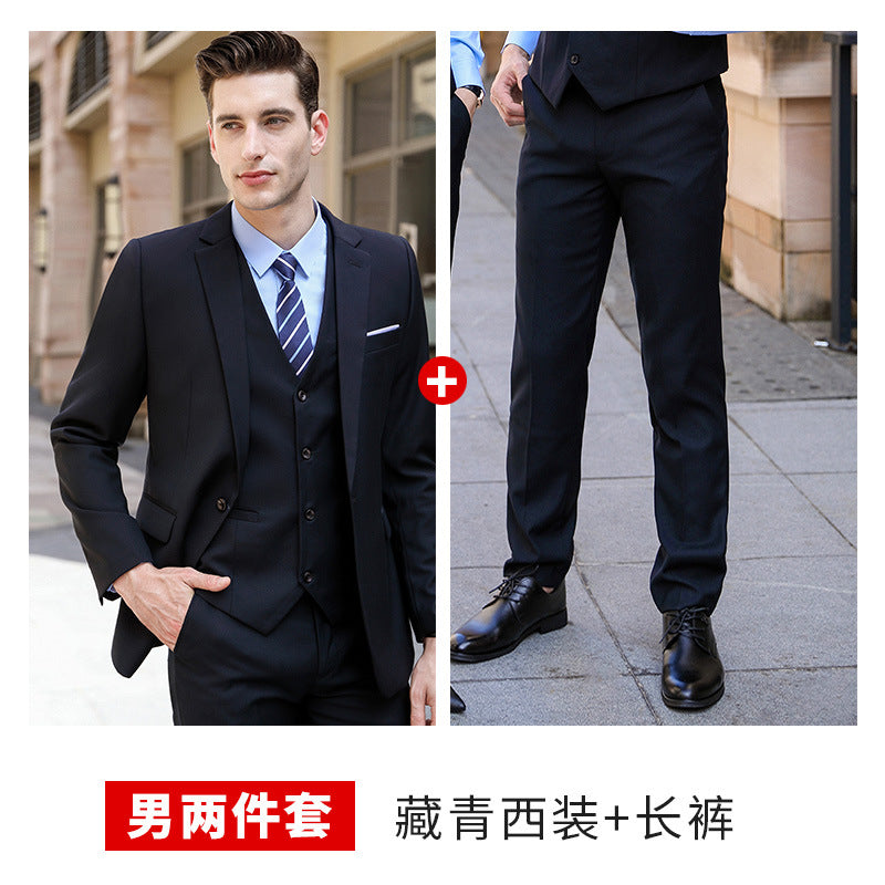 Business Attire for Men and Women, Autumn and Winter Fashionable Slim Business Suits, Women's Four-Piece Vest Formal Suits