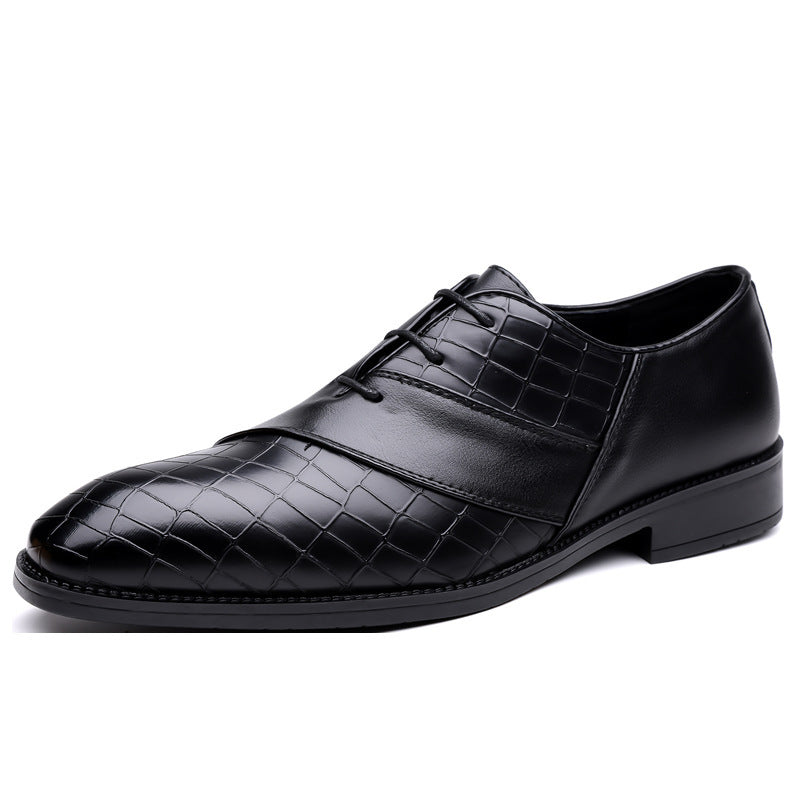 British Men's Business Formal Casual Leather Shoes Pointed Toe European and American Trendy Shoes for Men