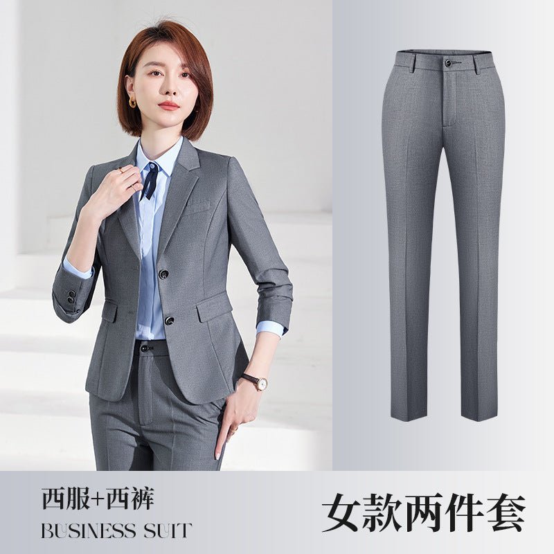Men's Suit suit Men's Business Professional Dress Salesman Work Clothes Casual Suit Pants Men's and Women's