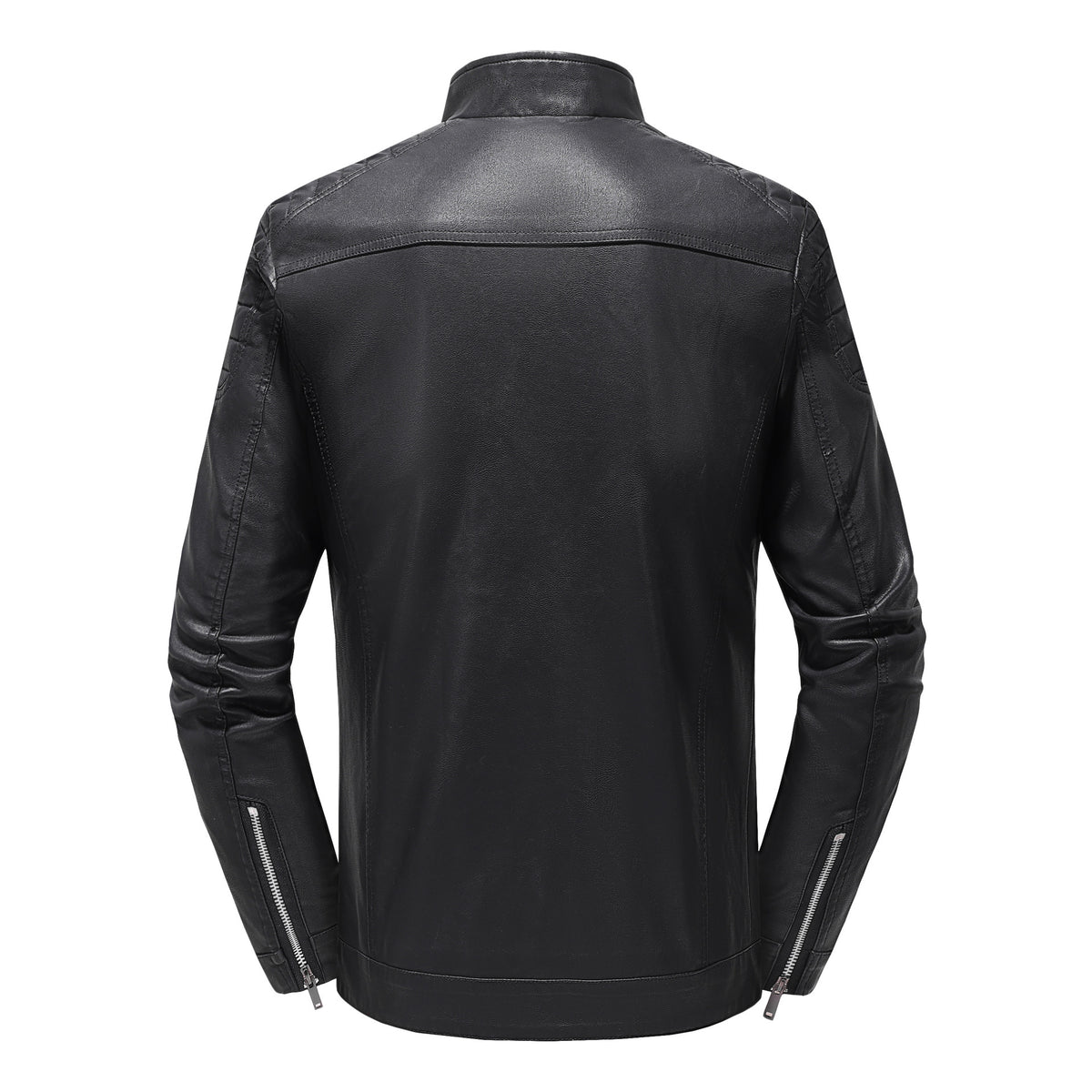 Spring and Autumn High-end Counter Leather Men's Top Leather Biker Clothing Leather Jacket Thin Coat Men