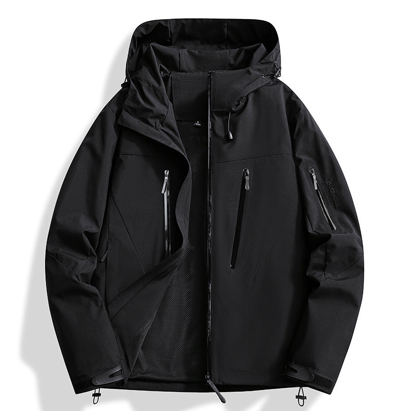 Cross-Border Thin Casual Jackets for Men and Women, Windbreaker Jackets, Waterproof and Windproof Work Jackets, Men's Jackets, Group Purchase