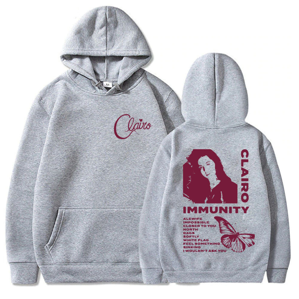 Clairo Immunity Oversized Casual Trendy Hoodie Clairo Music