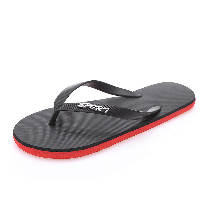 Women's Flip Flops Summer New Men's Beach Sandals Handmade Lovers Shoes Simple Solid Color Sandals