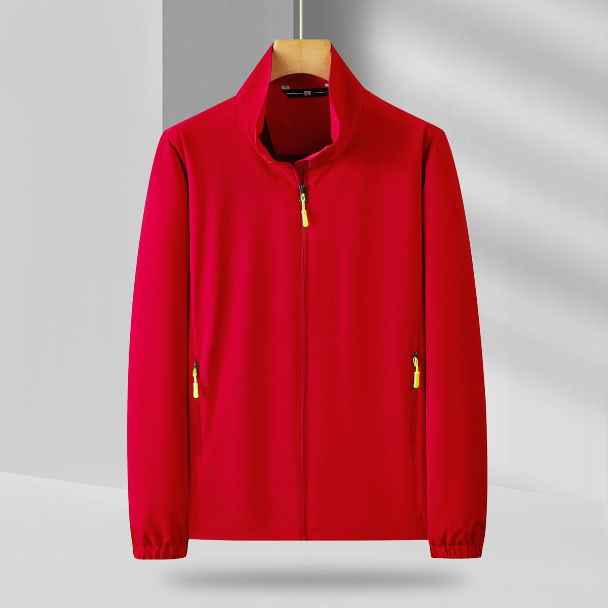 2025 Autumn/Winter 7788 Style Outdoor Loose-Fitting 160g Stand-Up Collar Zip-Up Jacket Windbreaker Business Workwear
